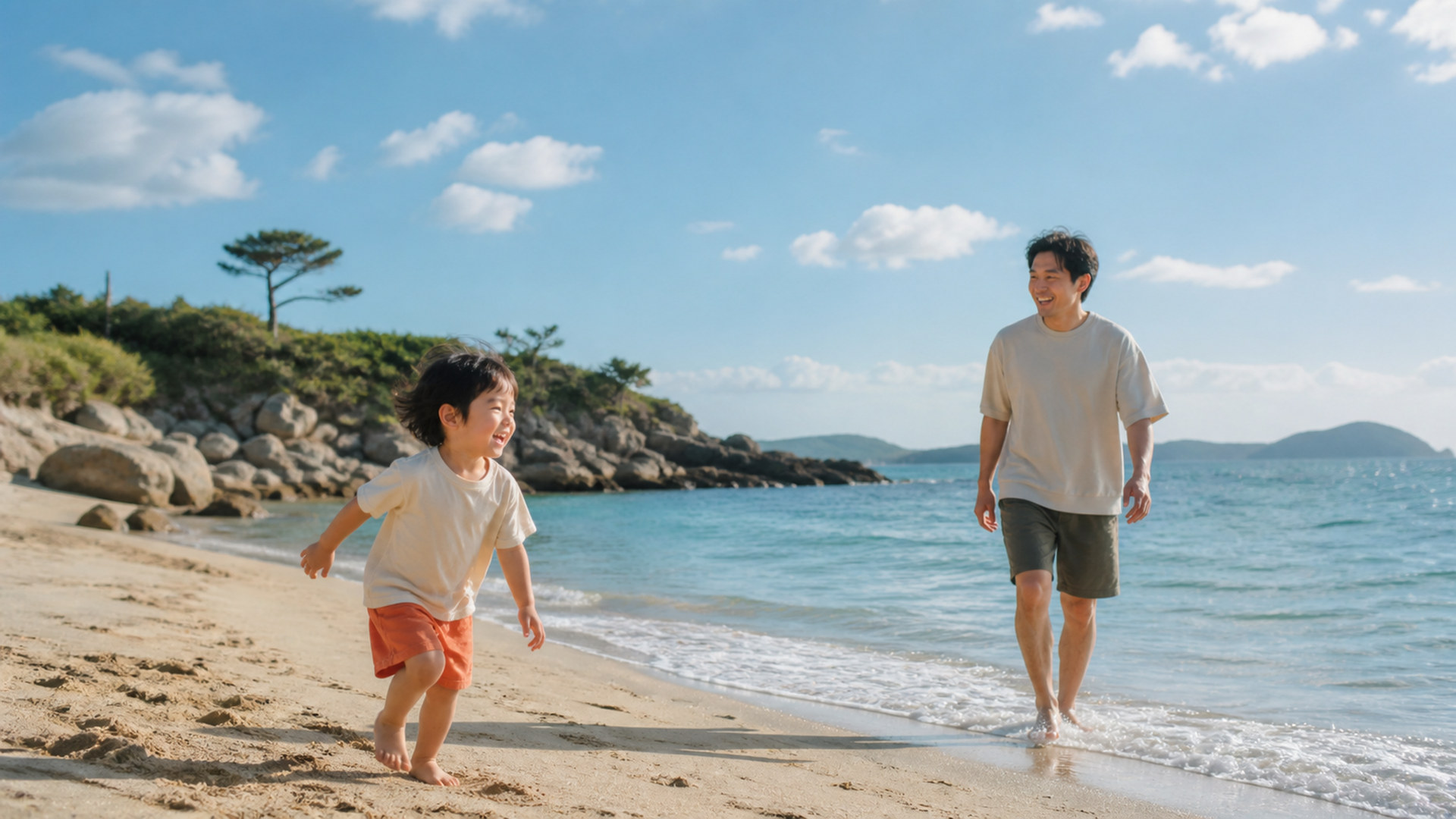海辺の家族旅行 beach-vacation-family-04