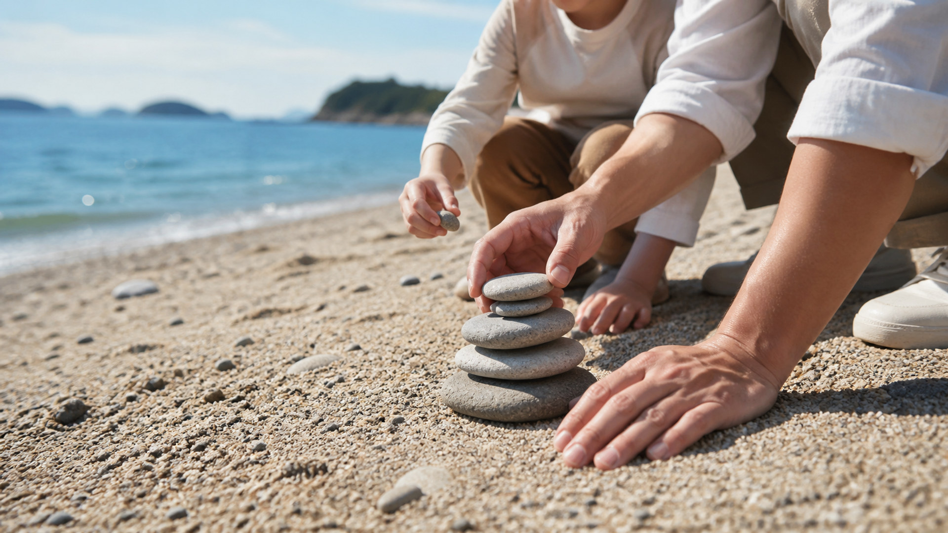 海辺の家族旅行 beach-vacation-family-06