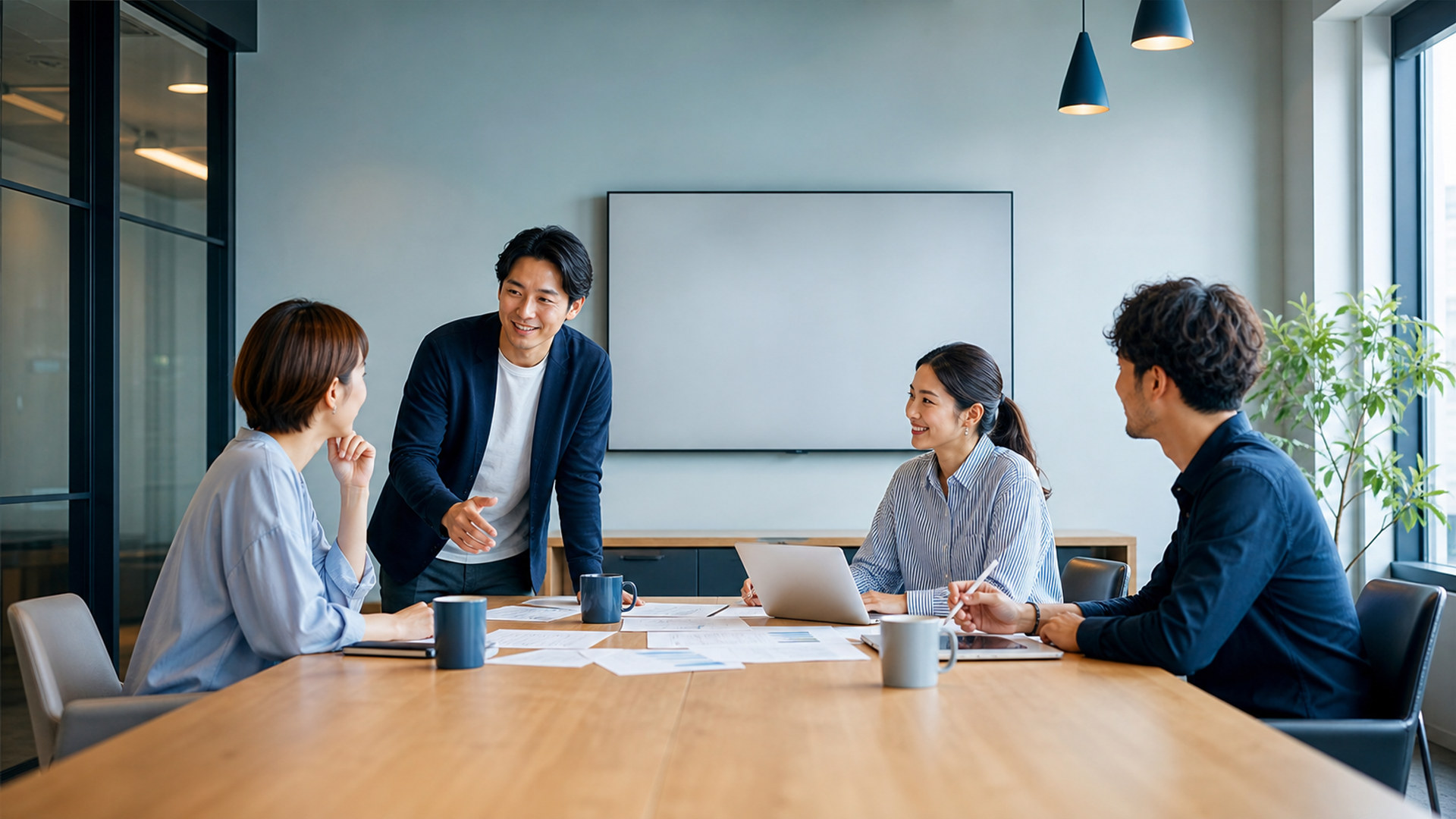 ビジネスチーム会議 business-team-meeting-05