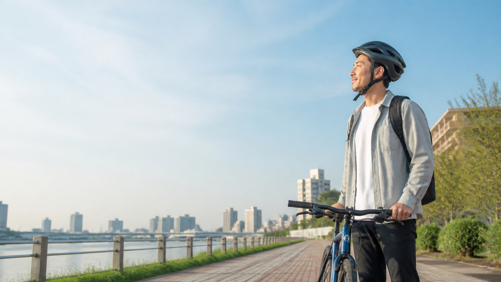 街の自転車移動 cycling-city-03