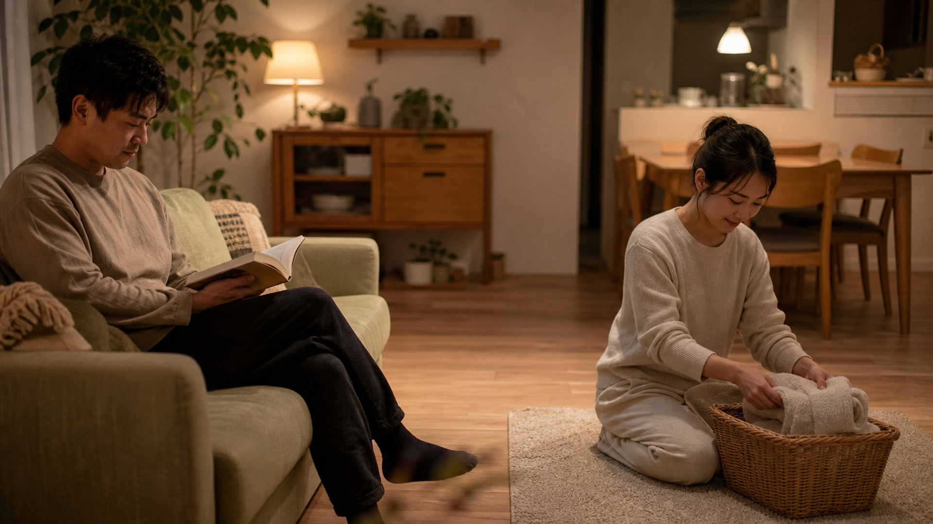 家族の夜時間 evening-family-routine-04