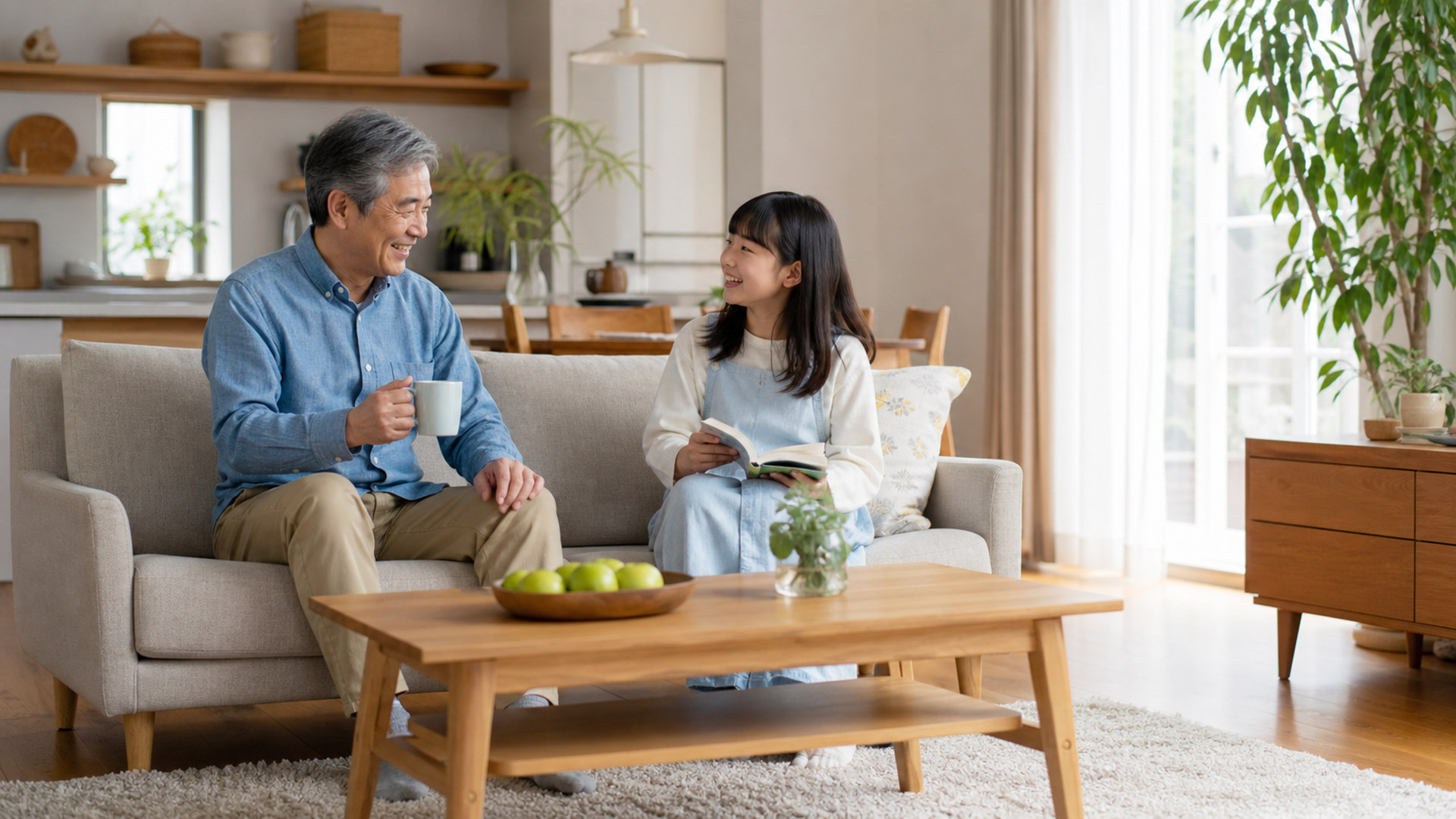 家族のリビング family-living-room-04