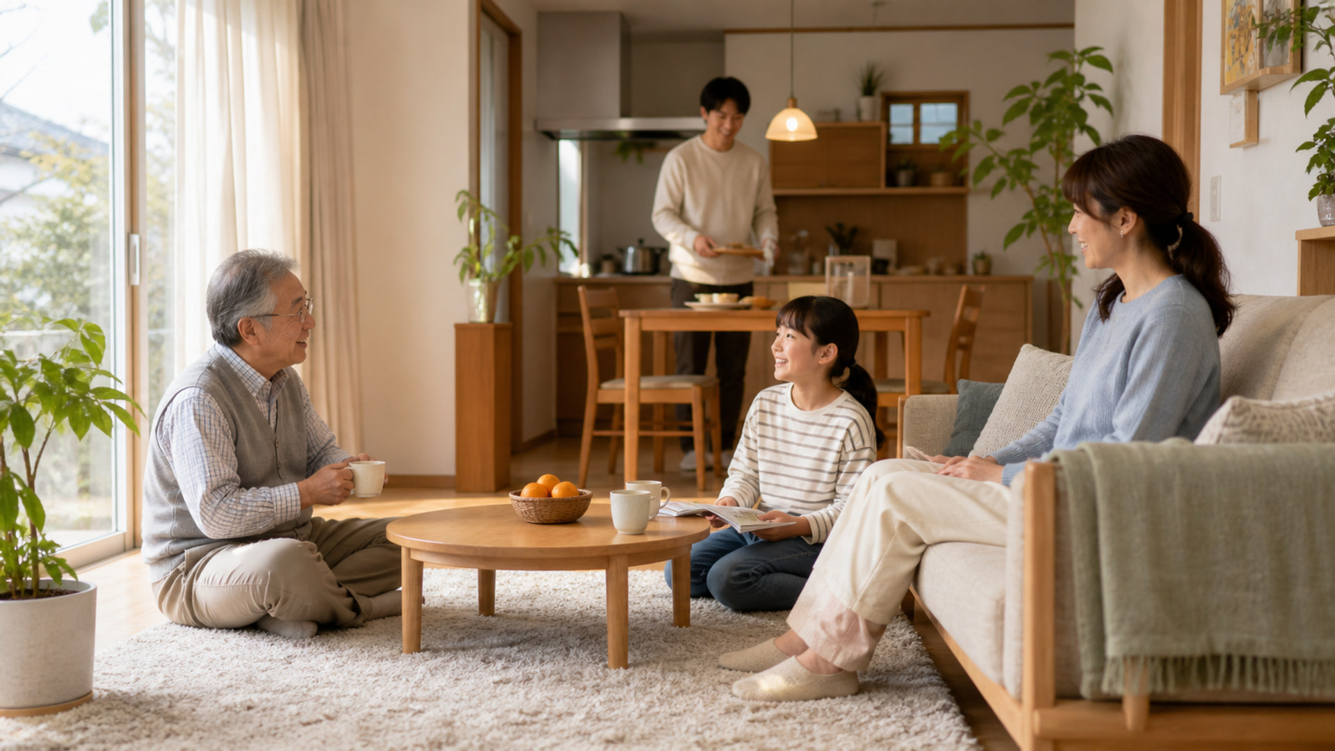 家族のリビング family-living-room-05