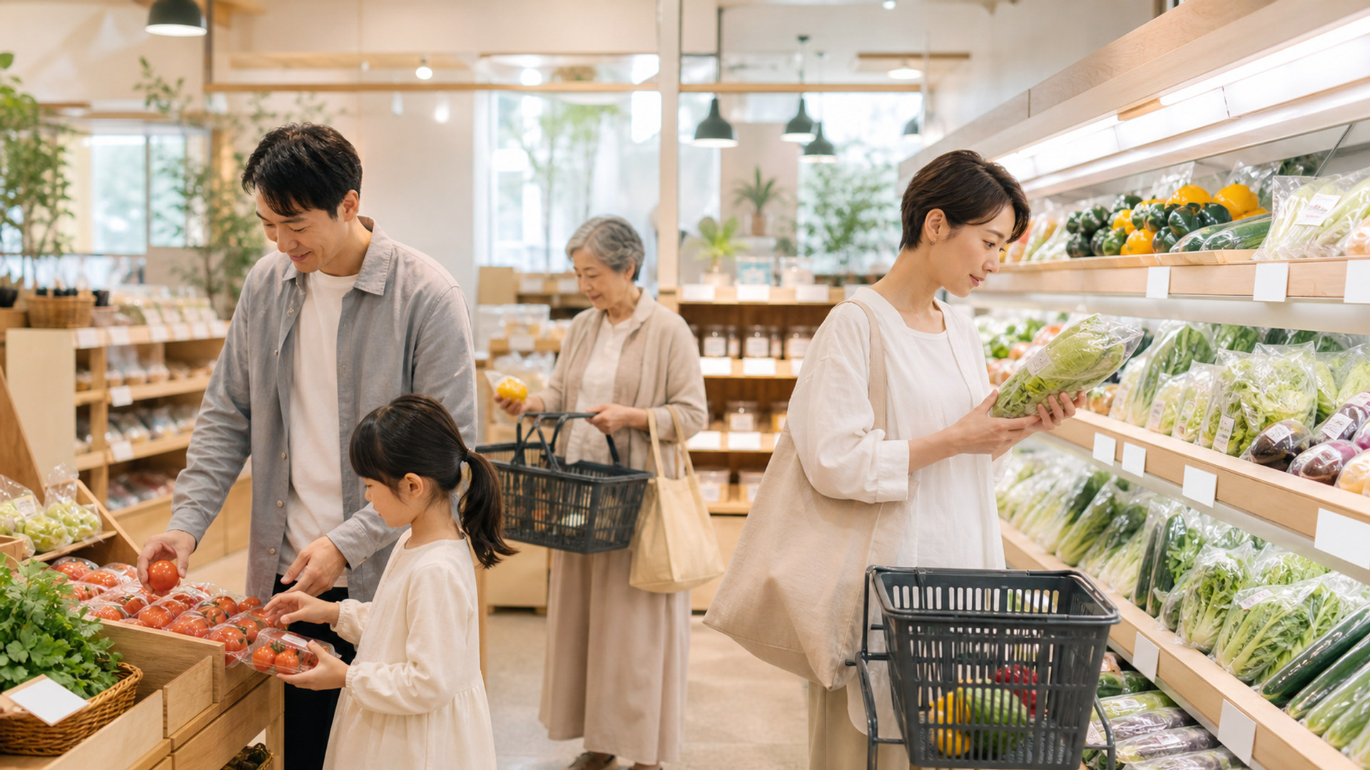家族の買い物 grocery-shopping-family-05