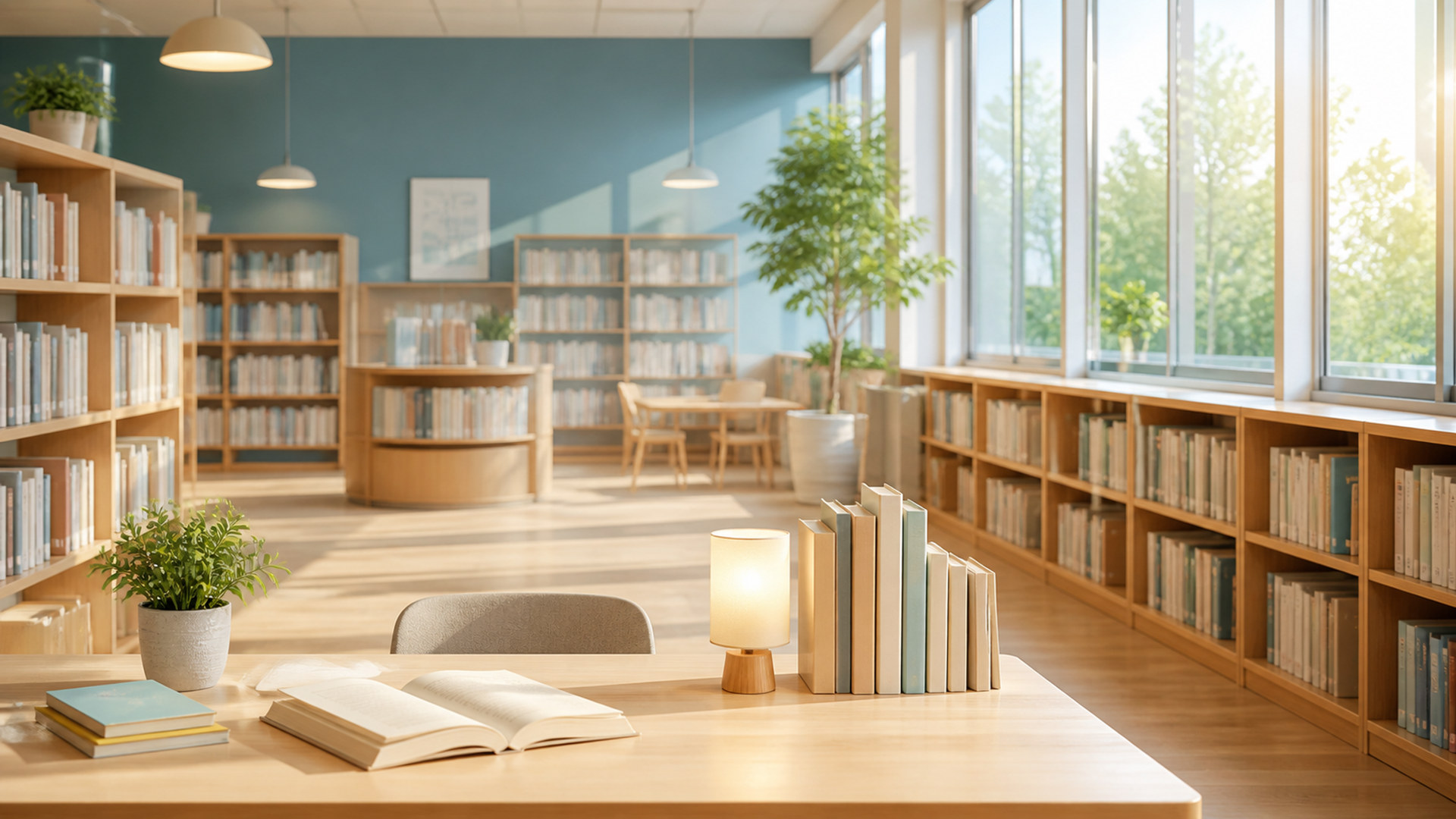 図書館で学ぶ人々 library-study-people-01