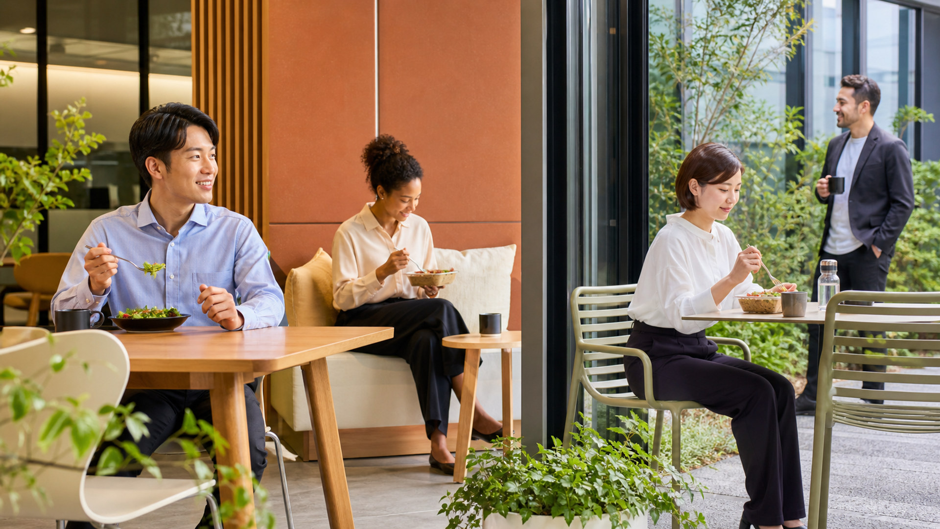 職場の昼休み lunch-break-office-05