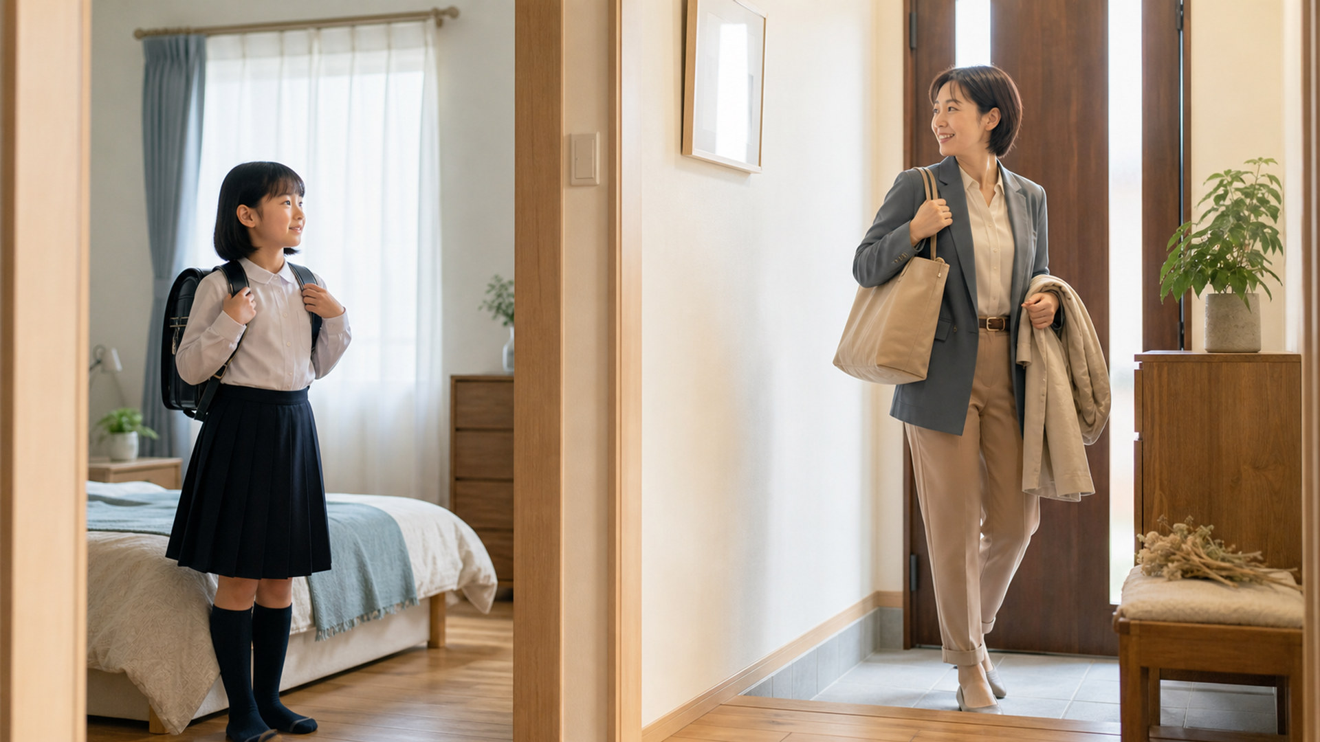 家族の朝支度 morning-family-routine-04