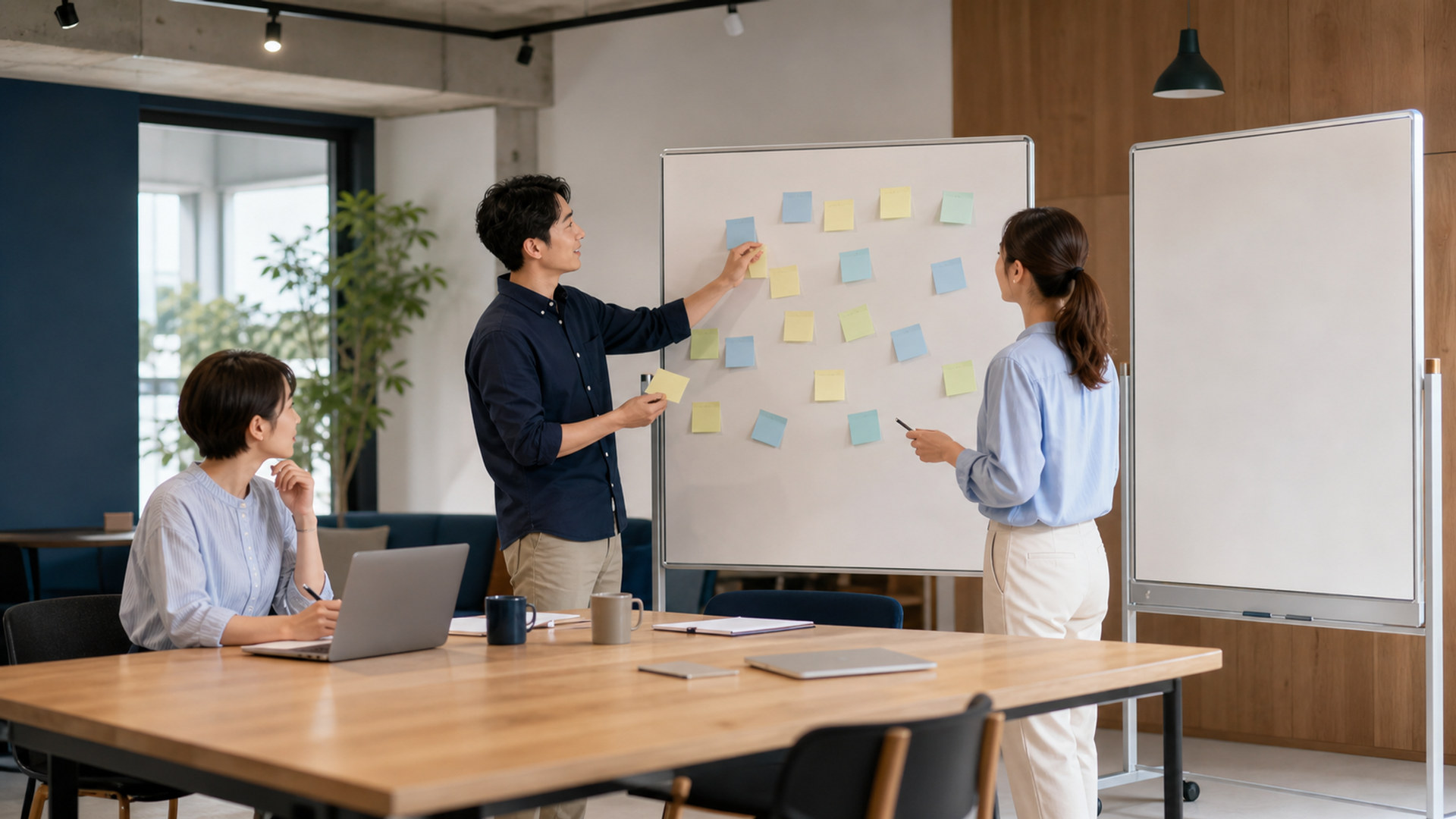 オフィスのアイデア会議 office-brainstorming-05