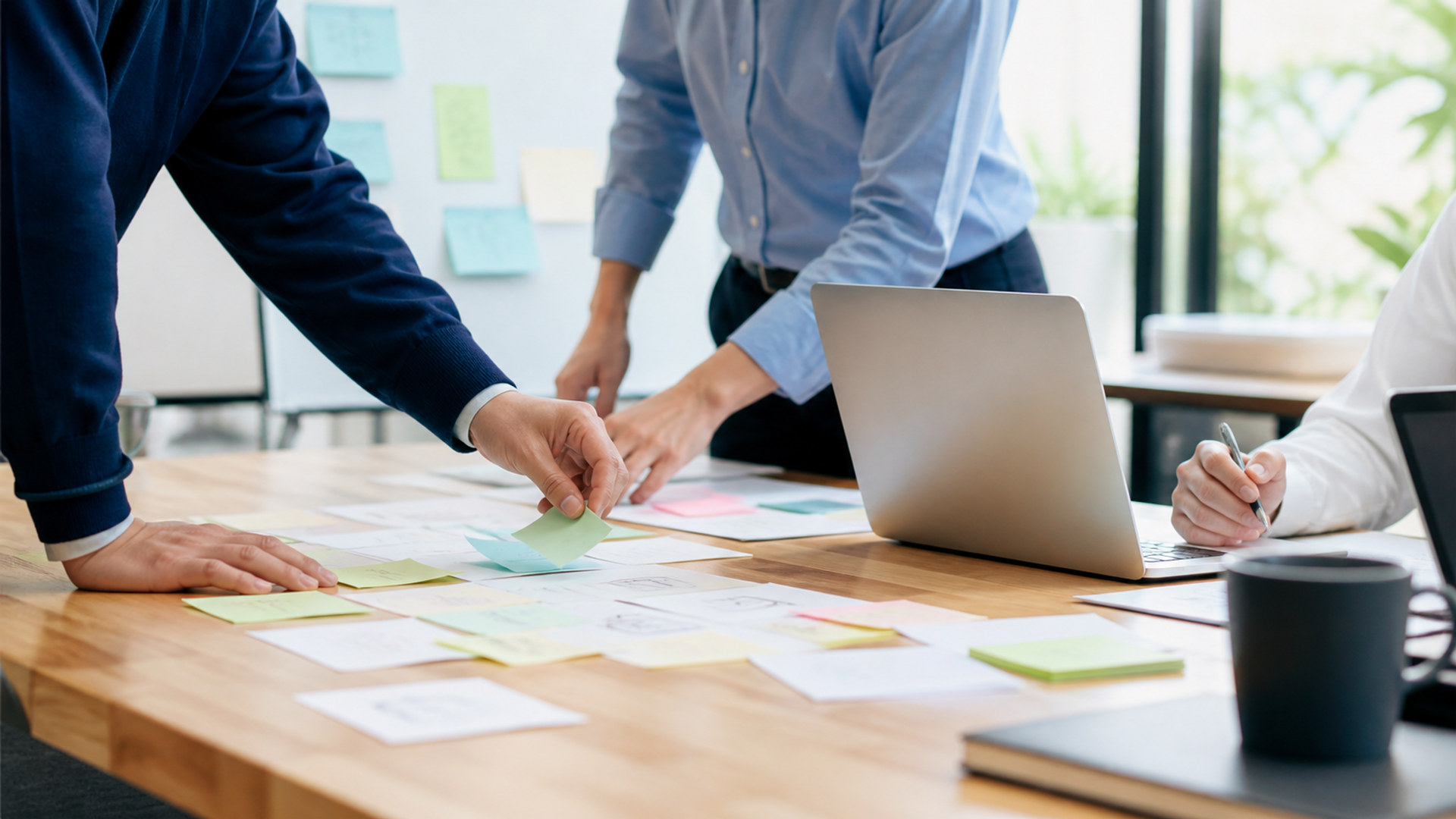 オフィスのアイデア会議 office-brainstorming-06