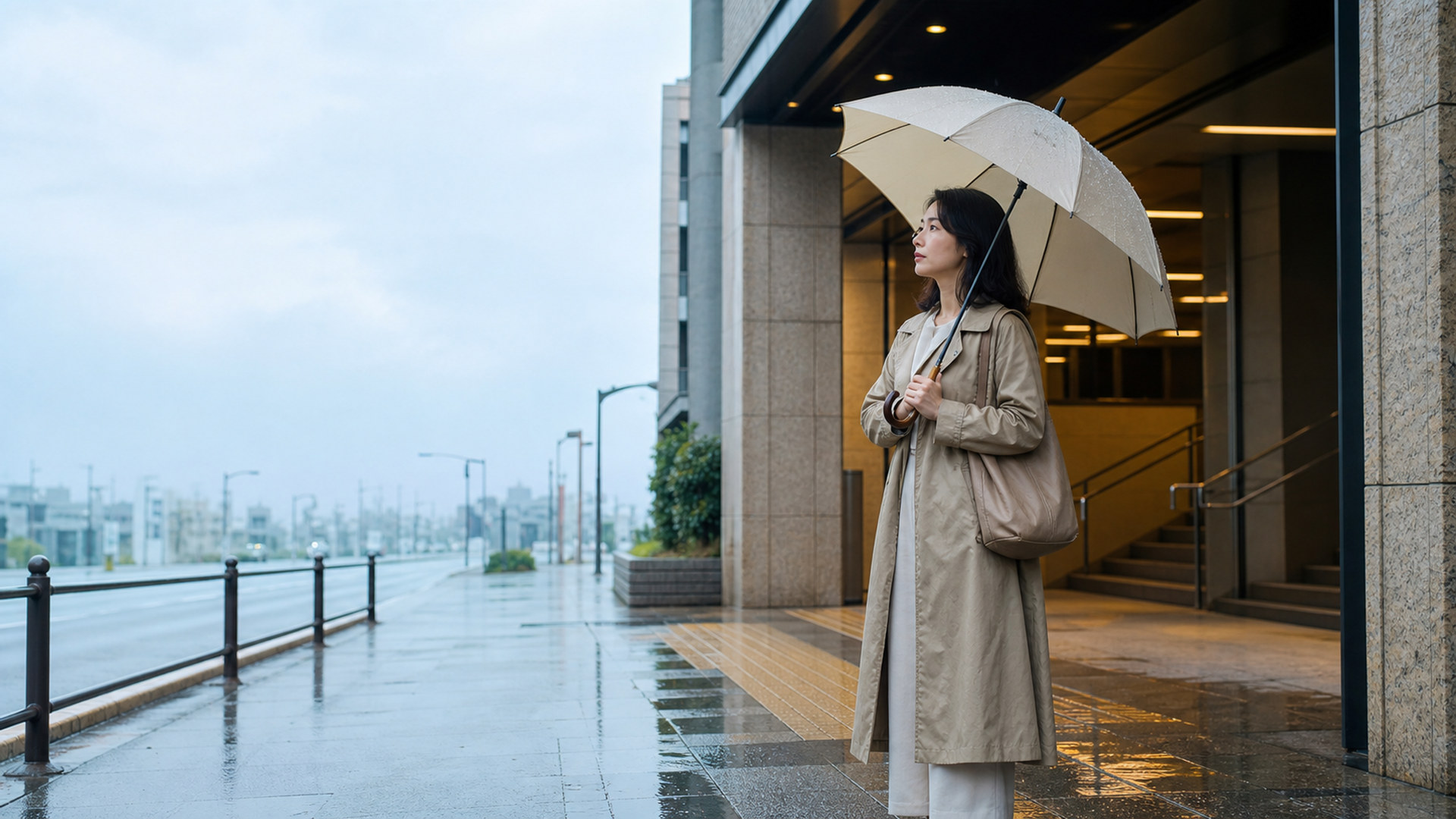 雨の街の通勤 rainy-city-commute-03