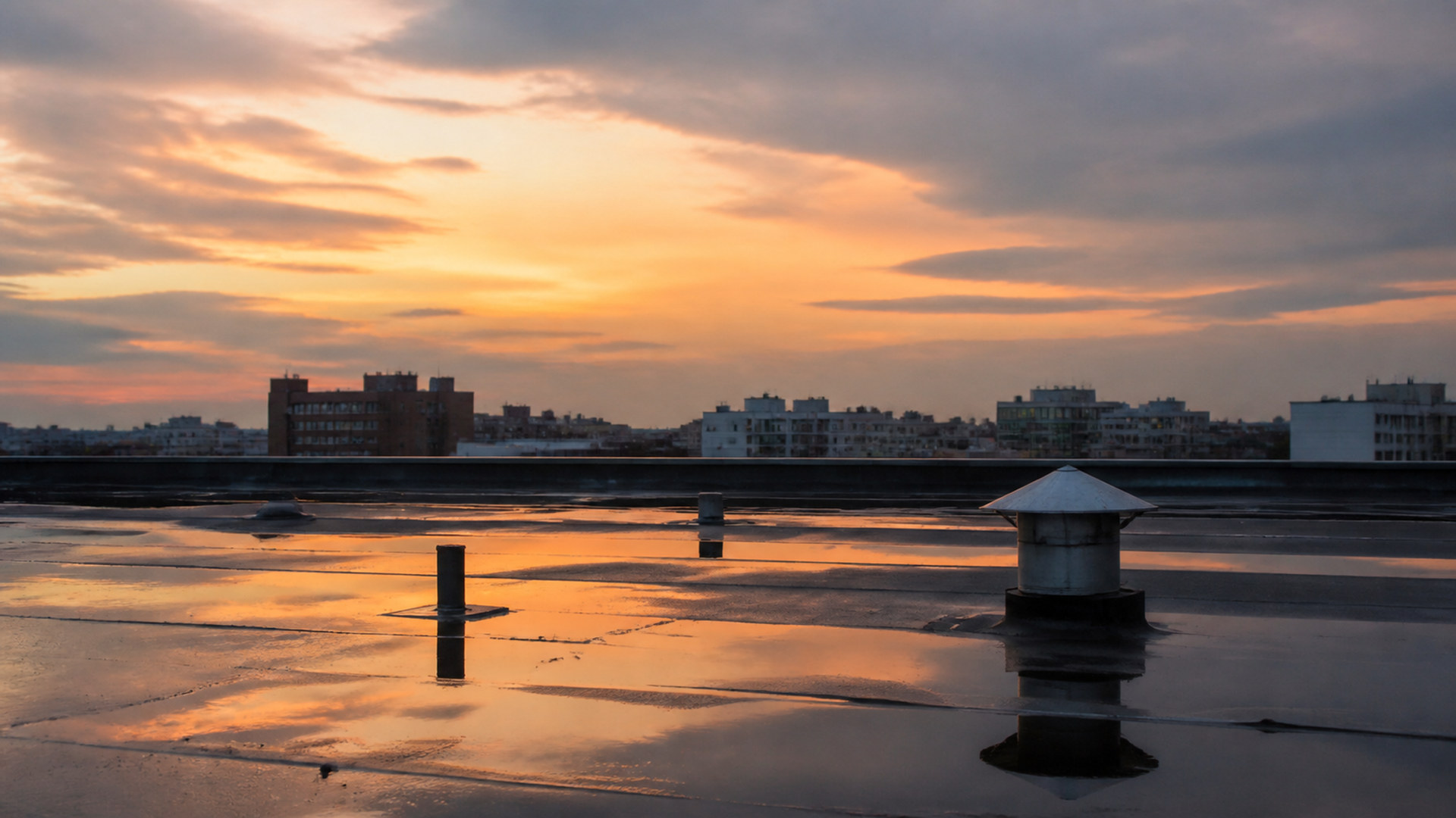屋上の夕景 rooftop-sunset-05